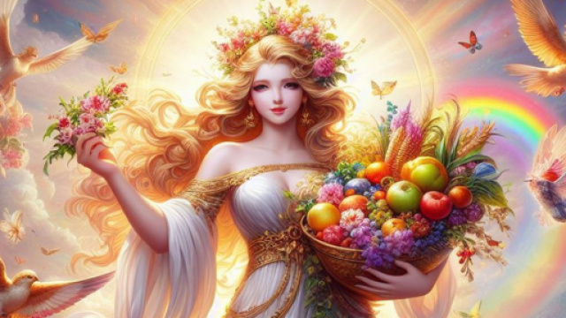 Dea della buona fortuna - &copy; Bing IA