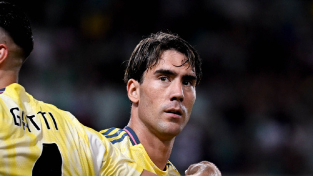 Dusan Vlahovic, attaccante della Juventus. Foto &copy; Juventus FC