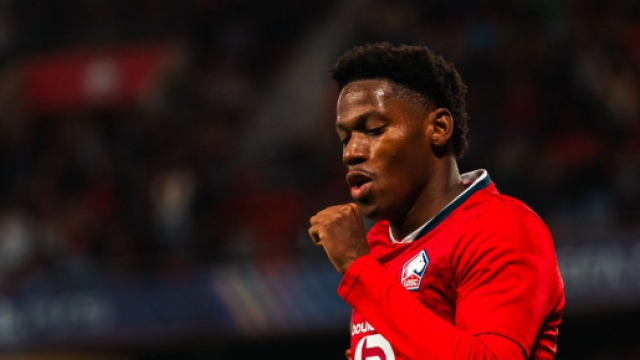 Jonathan David con la maglia del Lille - Profilo Facebook &copy; David