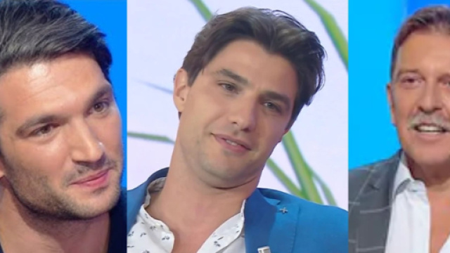 Gli attori di Marcello, Roberto e Armando in studio screenshot &copy; Il Paradiso delle Signore