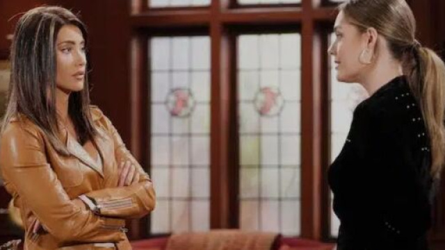 Steffy e Hope in una scena di Beautiful &copy; Canale 5.