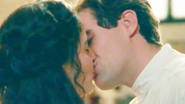 Il bacio di Lope e Vera, screenshot &copy; La Promessa