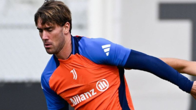 Dusan Vlahovic, attaccante della Juventus. Foto &copy; Juventus FC