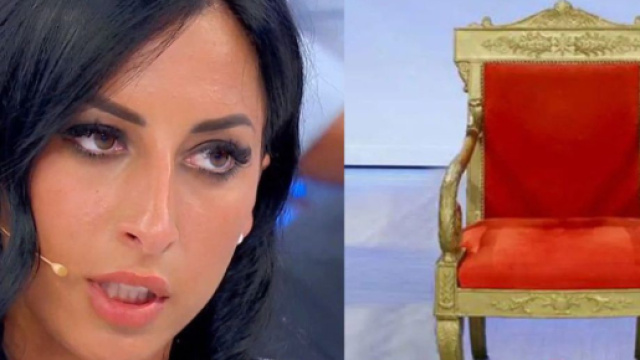 Francesca Sorrentino e il trono di Uomini e donne - screenshot &copy; Canale 5.
