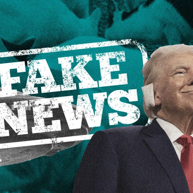 Donald Trump in a photoshop by &copy; Blasting News Creative Dept.