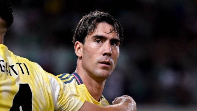 Dusan Vlahovic, attaccante della Juventus. Foto &copy; Juventus FC