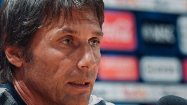 Antonio Conte, allenatore del Napoli. Foto &copy; Napoli