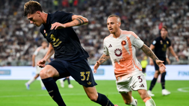 Nicol&ograve; Savona e Angelino in Juve-Roma stagione 2024/25, foto &copy; Juventus FC