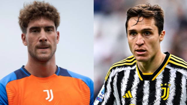 Dusan Vlahovic, attaccante della Juventus. Foto &copy; Juventus FC. Federico Chiesa, attaccante del Liverpool. Foto &copy; Juventus