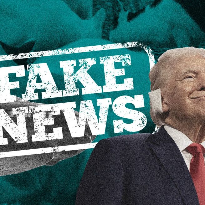 Trump, i migranti che mangiano animali, gli immigrati trans. &copy;Blasting News Creative Dept.