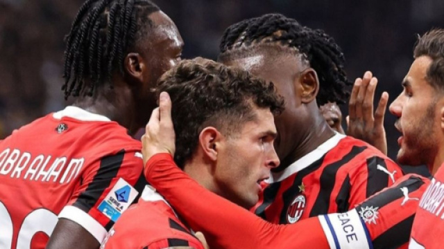 Esultanza dopo un goal del Milan - (Foto &copy; Instagram).