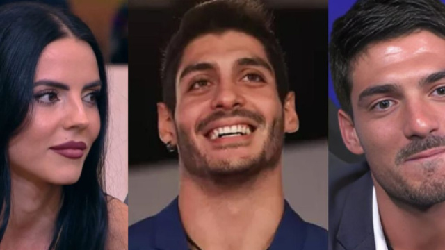 Shaila Gatta, Javier Martinez e Lorenzo Spolverato - screenshot &copy; Canale 5.