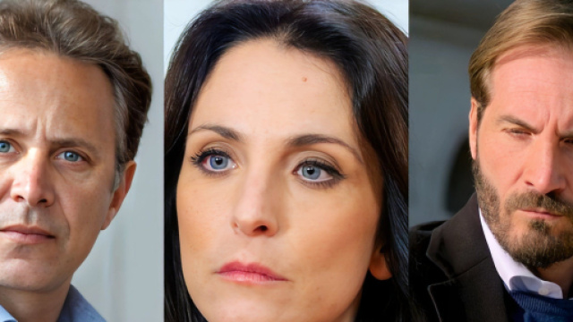 Eugenio, Lucia e Alberto - screenshot &copy; Un posto al sole.