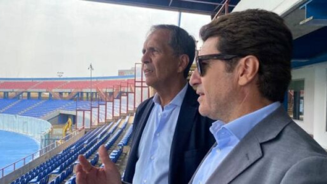 Il sindaco di Catania Enrico Trantino e l'Assessore allo Sport Sergio Parisi - &copy; Facebook / Comune di Catania