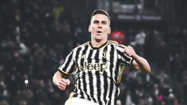 Arkadius Milik, attaccante della Juventus &copy; Instagram