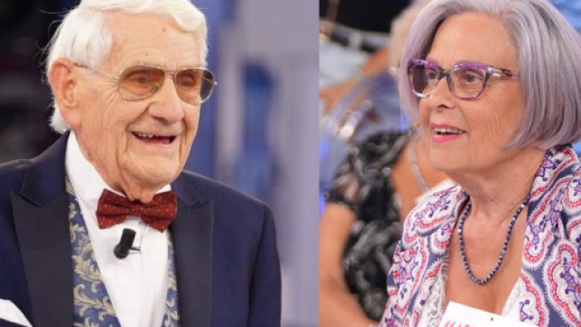 Alessandro Rausa e Maria Teresa Paniccia - screenshot &copy; Canale 5.
