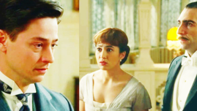 Pelayo mentre annuncia che Jeronimo &egrave; morto &copy; La Promessa