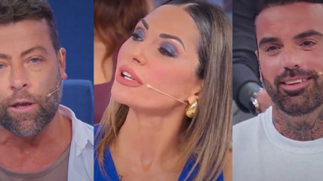 Pierpaolo Siano, Ida Platano e Mario Cusitore - screenshot &copy; Canale 5