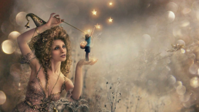 Fata dei boschi con bacchetta magica - &copy; Pixabay