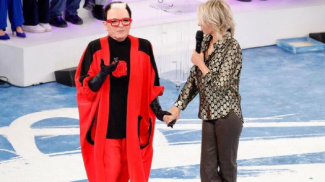 In foto Maria De Filippi e Malgioglio &copy; Mediaset