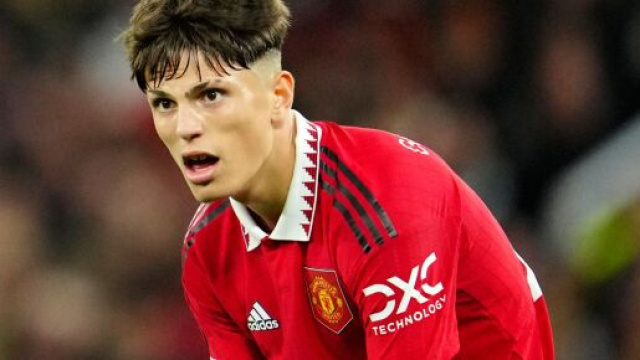 Alejandro Garnacho, attaccante del Manchester United. Foto &copy; Sky Sport