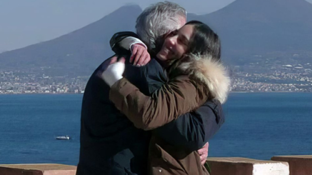 Renato Poggi (Marzio Honorato) e Manuela Cirillo (Gina Amarante) &copy; Un Posto al Sole Rai