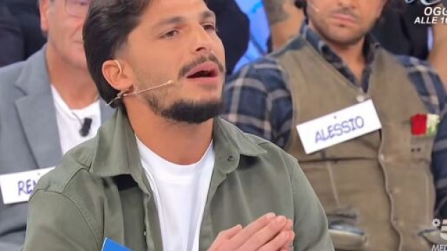 In foto Gianmarco a U&D (screenshot &copy; Canale 5)