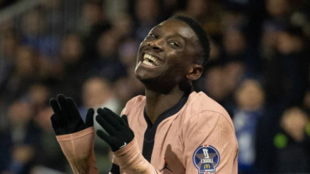 Kolo Muani, attaccante del PSG. Foto &copy; Sky Sport