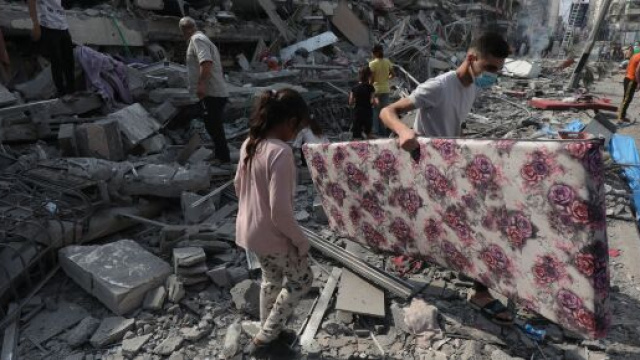 Effetti dei bombardamenti israeliani sulla Striscia di Gaza &copy; Wikimedia