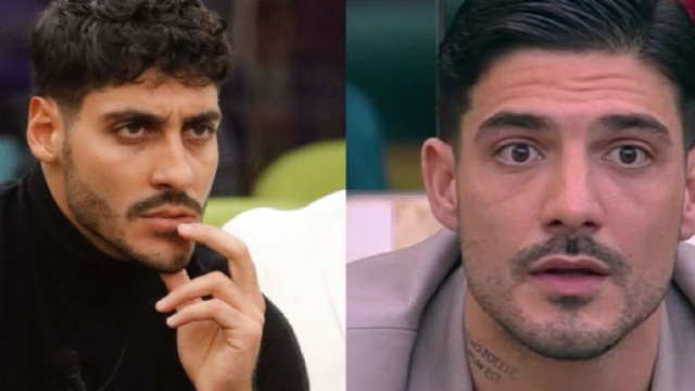 Javier Martinez e Lorenzo Spolverati (&copy;Grande Fratello/Mediaset).