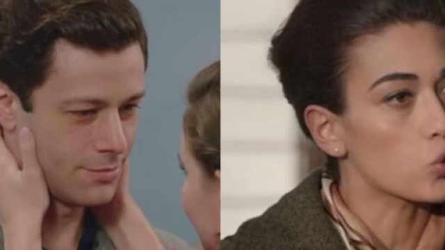 In foto Alfredo e Rosa de Il Paradiso delle signore (screenshot &copy; Rai).