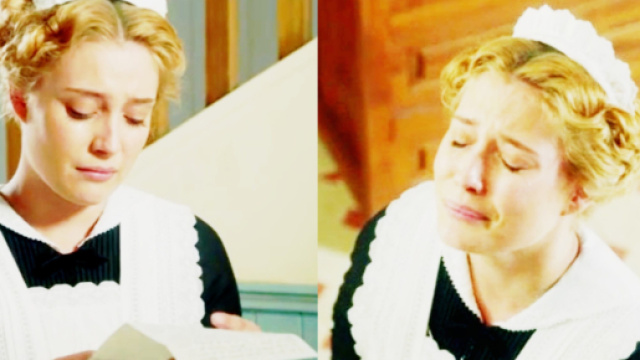 Jana legge la lettera di Manuel &copy; La Promessa.