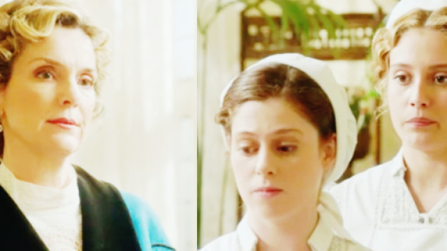 Cruz, Maria e Jana in scena, screenshot &copy; La Promessa.