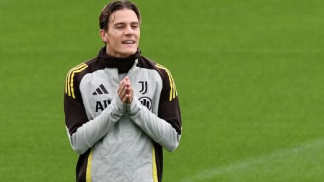 Nicol&ograve; Fagioli, centrocampista della Juventus. Foto &copy; Sky Sport