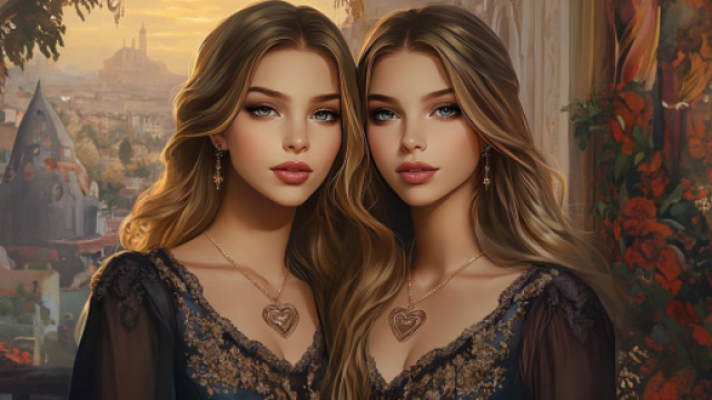 Il segno zodiacale dei Gemelli &copy; IA Midjourney