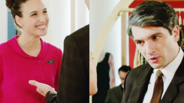 Agata e Roberto, screenshot &copy; Il Paradiso delle signore 9