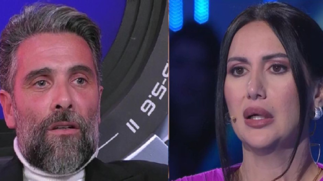 Luca Calvani e Jessica Morlacchi - screenshot &copy; Mediaset.