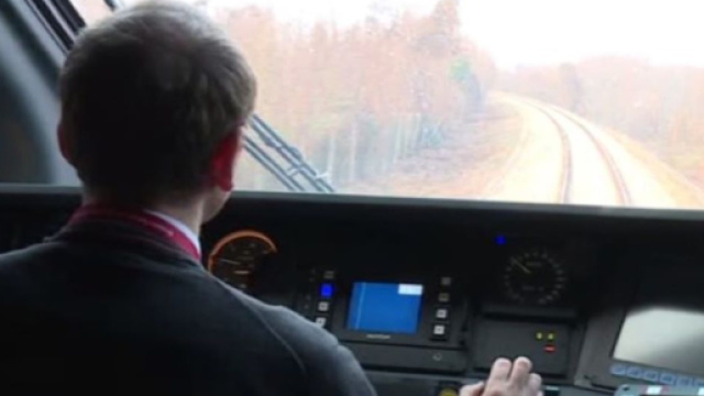 Macchinista ferrovie - &copy; screenshot Rainews.it.