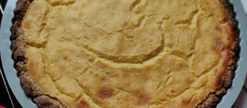 Torta rustica di fagiolini, formaggio primo sale e pancetta: ideale per una scampagnata