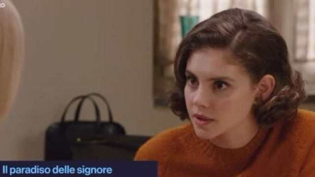 In foto Clara de Il Paradiso delle signore, screenshot &copy; Rai 1.