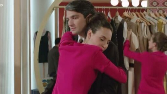 In foto Roberto e Agata (screenshot &copy; Rai 1)