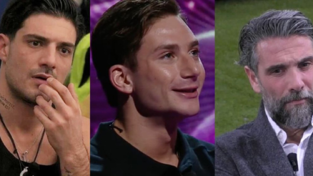 Lorenzo Spolverato, Tommaso Franchi e Luca Calvani - screenshot &copy; Mediaset.