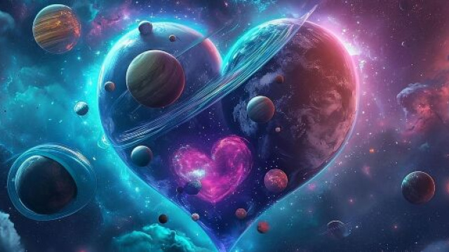 Un cuore nell'universo &copy; Pixabay