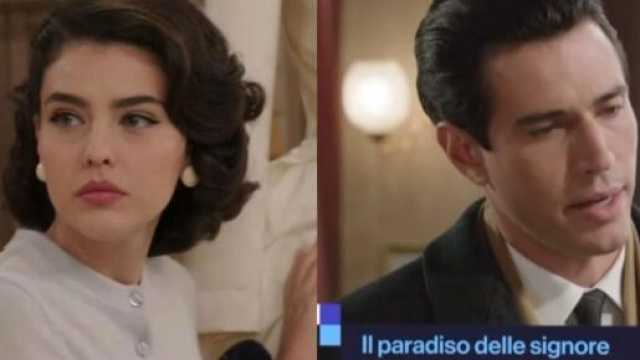Maria e Matteo de Il Paradiso delle signore (screenshot &copy; Rai 1)