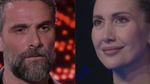 Jessica Morlacchi e Luca Calvani al Grande Fratello &copy; Mediaset.