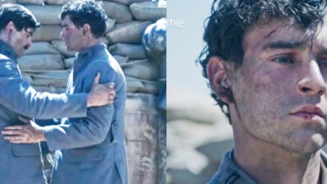 Manuel e Curro in guerra, screenshot &copy; La Promessa
