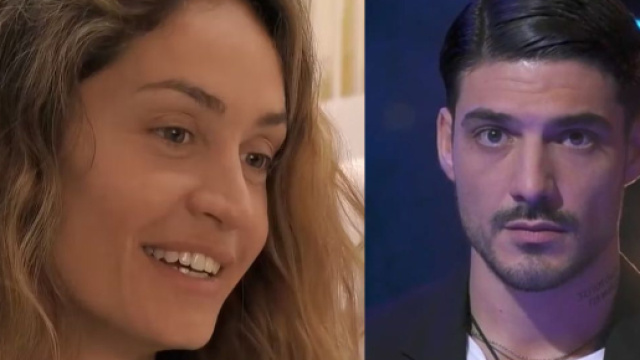 Helena Prestes e Lorenzo Spolverato - screenshot &copy; Mediaset.