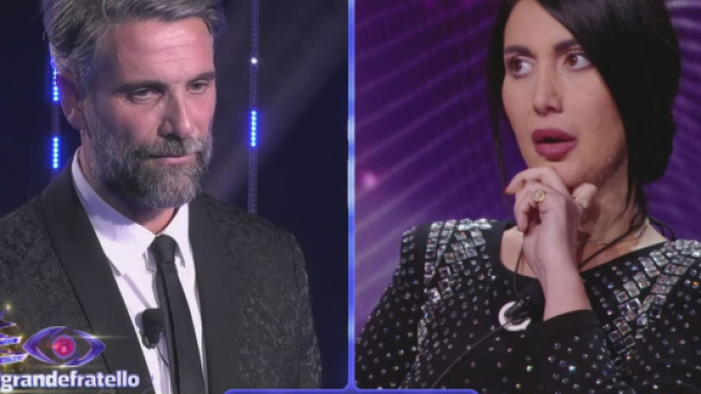 Luca Calvani e Jessica Morlacchi (&copy;Grande Fratello/Mediaset).