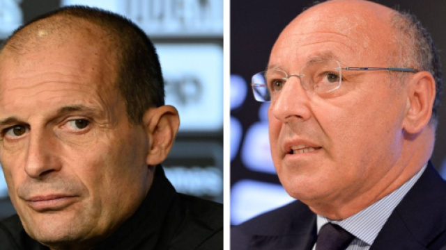 Massimiliano Allegri e Giuseppe Marotta. Foto &copy; Juventus FC