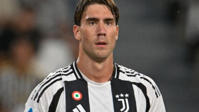 Dusan Vlahovic, attaccante della Juventus. Foto &copy; Juventus FC